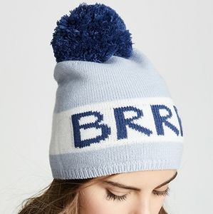 Kate Spade New York Brrr Pom Pom Beanie (Blue)